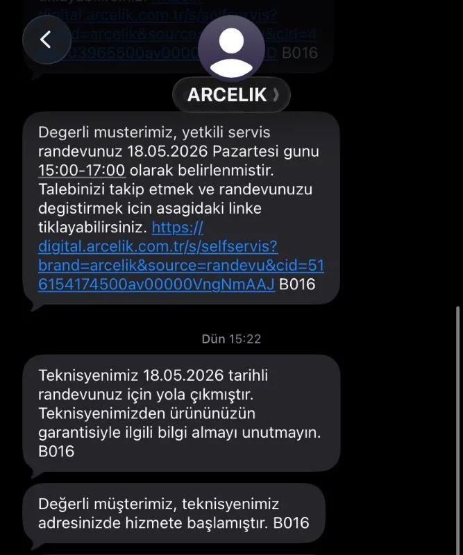 Müşteri paylaşımı
