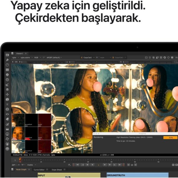 Apple MacBook Pro M5 Pro 24GB 1TB SSD macOS 16″ Taşınabilir Bilgisayar Uzay Siyahı MGEA4TU/A