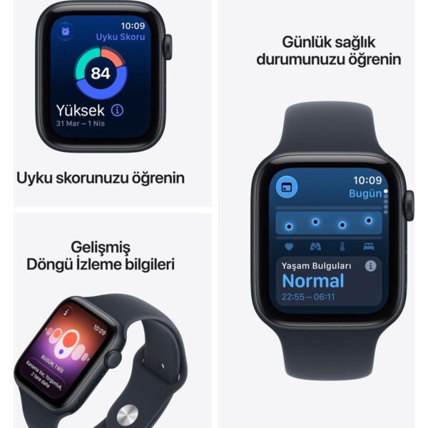 Apple Watch Se 3 Gps, Yıldız Işığı Alüminyum Kasa ve Kum Beji Spor Kordon – S/m