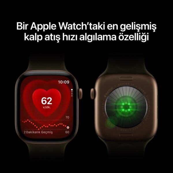 Apple Watch Series 12 Gps, Alüminyum Kasa ve Spor Kordon – S/m