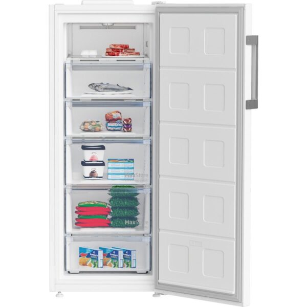 Beko 7362 NFB 220 lt Hacimli Dikey Derin Dondurucu E Enerji Sınıfı 6 Bölmeli Çekmeceli