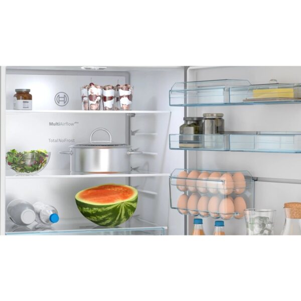 Bosch KGN56VPD0N Serie 4 186.2 x 69.5 cm Kolay Temizlenebilir Inox Alttan Donduruculu Buzdolabı
