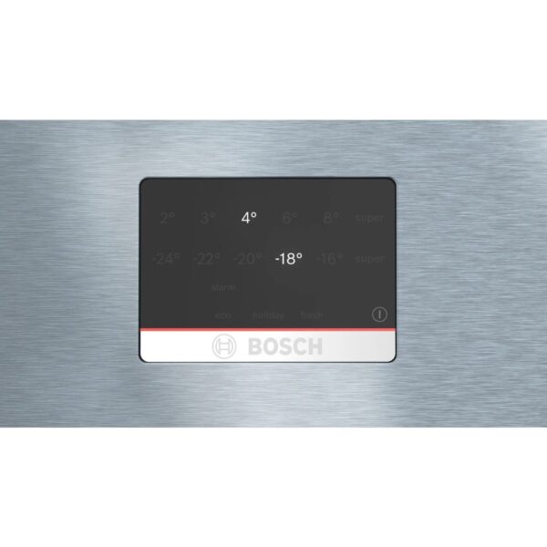Bosch KGN76CIE0N Serie 6 186 x 75 cm Kolay Temizlenebilir Inox Alttan Donduruculu Buzdolabı