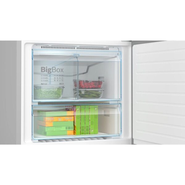 Bosch KGN76CIE0N Serie 6 186 x 75 cm Kolay Temizlenebilir Inox Alttan Donduruculu Buzdolabı