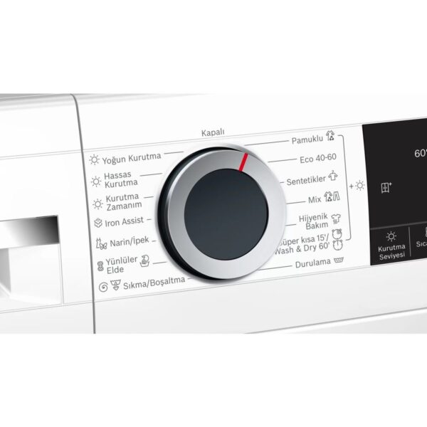 Bosch WNA254X1TR 10 kg Yıkama 6 kg Kurutmalı Çamaşır Makinesi 1400 Devir Enerji Sınıfı E