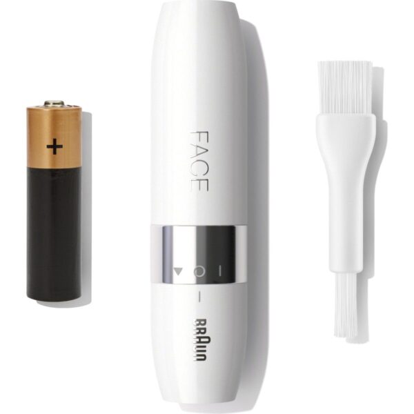 Braun Face FS1000 Mini Tüy Dökücü Kadın, Elektrikli Yüz Tüy Alma, Hızlı ve Kolay, Bıyık, Çene