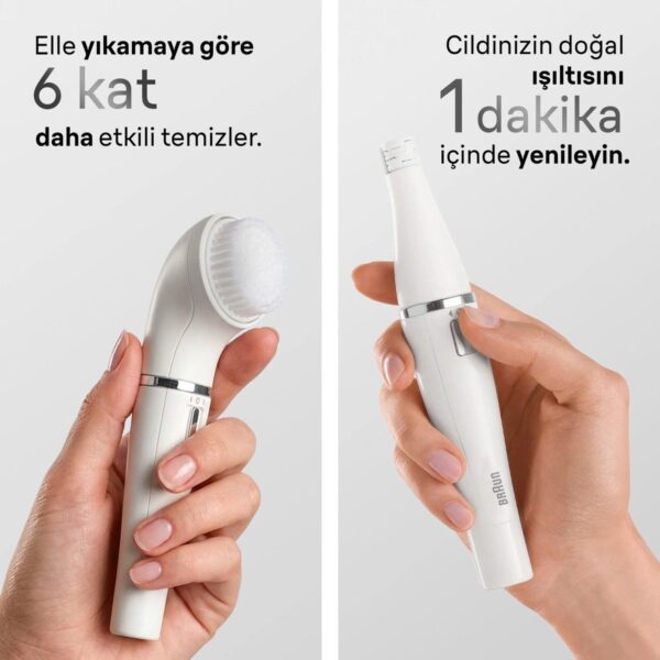Braun FaceSpa Yüz Epilatörü, Yüz Temizleme Başlığı, 810