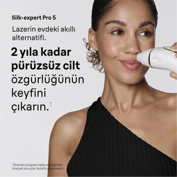 Braun IPL Silk·expert Pro 5, Evde Lazerle Tüy Alma, Çanta, Gillette Venus, 3 Başlık, PL5351