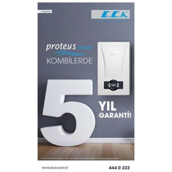 ECA E.c.a. Proteus Premix 24 Kw Yoğuşmalı Kombi (Baca Dahil) ‘AKSARAY,NEVŞEHİR,NİĞDE,KONYA BÖLGELERİNE SATILMAKTADIR’