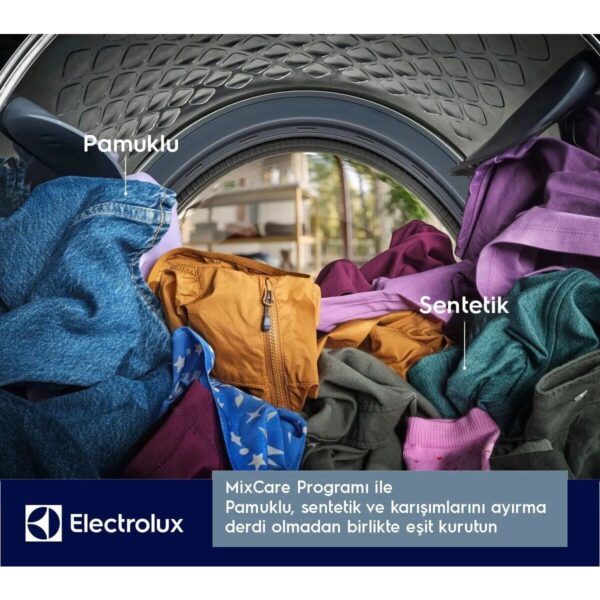 Electrolux EW7D395UT 9 kg Isı Pompalı Çamaşır Kurutma Makinesi E Enerji Sınıfı Hızlı Kurutma Özelliği