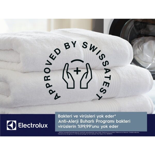 Electrolux EWZF541BT 10 kg 1400 Devir TimeCare 14/30/60 dk Hızlı Yıkama Buharlı Anti Alerji Programlı Inverter Çamaşır Makinesi