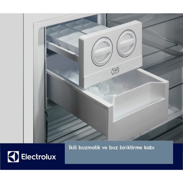 Electrolux LNT7MD58W Twintech No-Frost 588 Lt 84 cm Alttan Donduruculu Buzdolabı D Enerji Sınıfı Beyaz