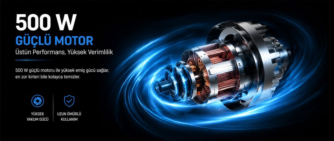 Fantom Magıc P 3000 Toz Torbasız Dikey Süpürge Antrasit 1 Litre Toz Hacmi ve Yüksek Emiş Gücü