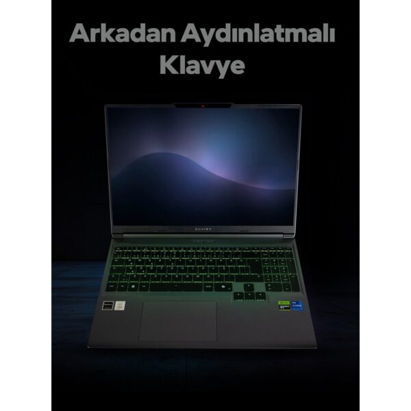Game Garaj Slayer X7T-5060 C7 Intel Core I7 14650HX 16GB Ram 1tb SSD RTX5060 16″ Qhd+ 180Hz IPS Freedos Gaming Laptop
