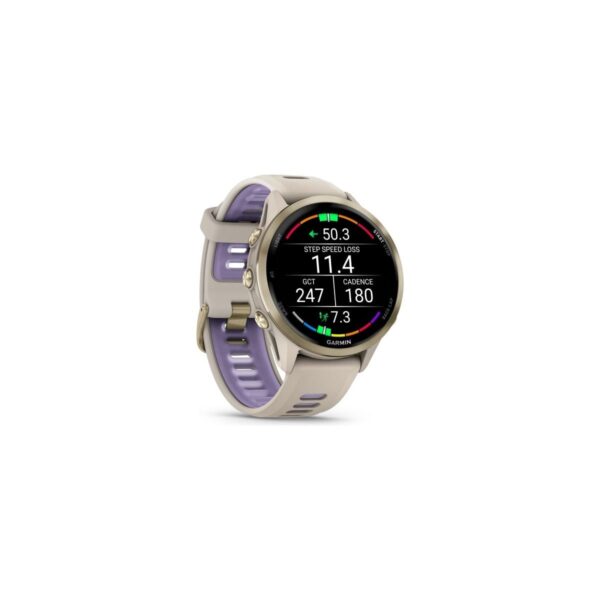Garmin Forerunner 970 – Soft Gold Titanyum | Gri