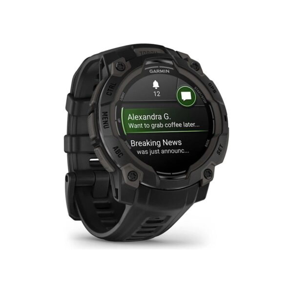 Garmin Instinct 3 – 45 mm, AMOLED – Siyah
