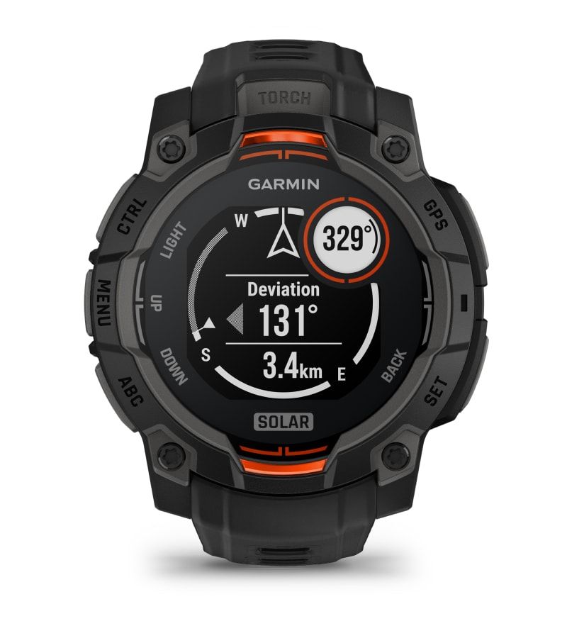 Garmin Instinct 3 – 50 mm, Solar - Kömür Siyahı