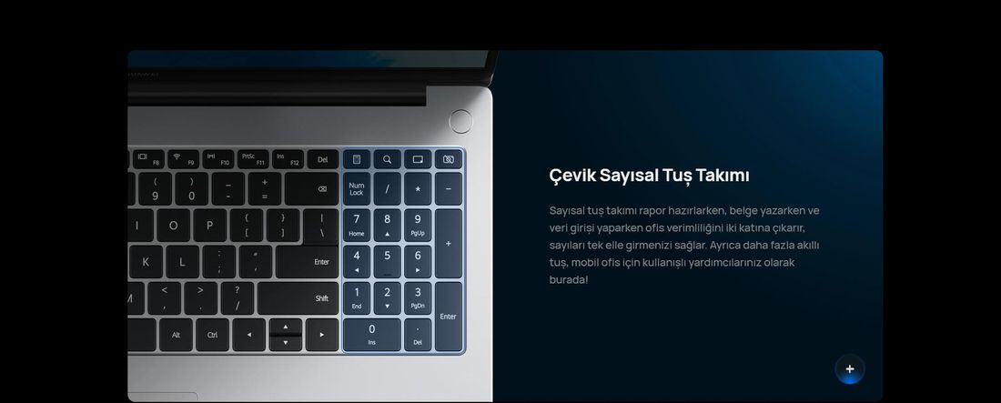 Huawei Matebook D16 2024 Intel Core i5 13420H 16GB 1TB SSD Windows 11 Home 16" IPS Taşınabilir Bilgisayar