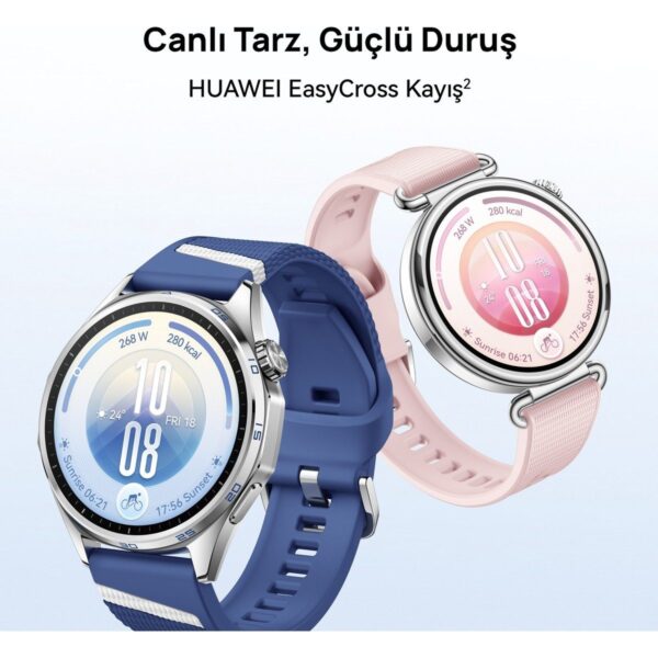 Huawei Watch GT 7 46 mm Akıllı Saat – Siyah, 21 Güne Varan Pil Ömrü, NFC Ödeme, Kayak ve Bisiklet Modları, iOS ve Android Uyumlu