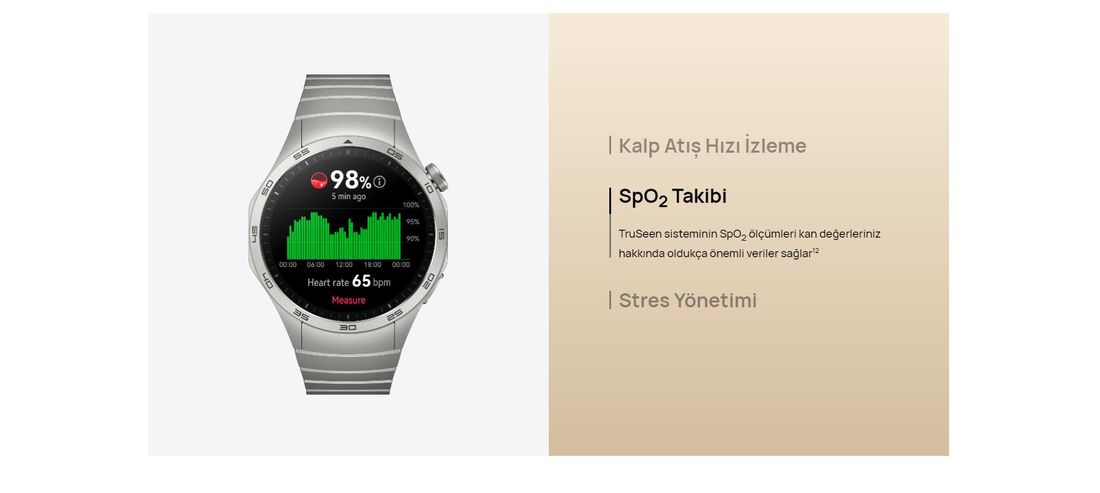 HUAWEI Watch GT4 41mm - Su Geçirmez Tasarım, Adımsayar ve Uyku Takibi ile Günlük Kullanıma Uygun