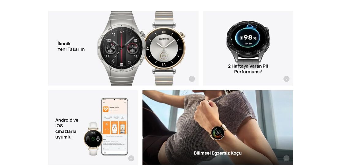 HUAWEI Watch GT4 41mm - Su Geçirmez Tasarım, Adımsayar ve Uyku Takibi ile Günlük Kullanıma Uygun