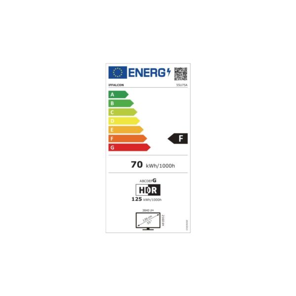 iFFALCON 55U75A 55” 139 Ekran Uydu Alıcılı 4K Ultra HD Google QLED TV