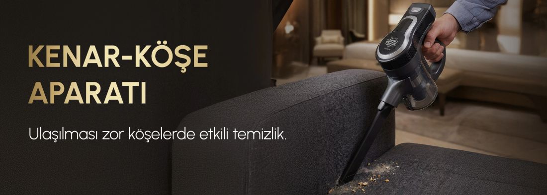 Karaca Power Up Pro 350 W Dik Süpürge Altın Renk HEPA Filtreli 0,6 L Toz Haznesi ile Güçlü Temizlik