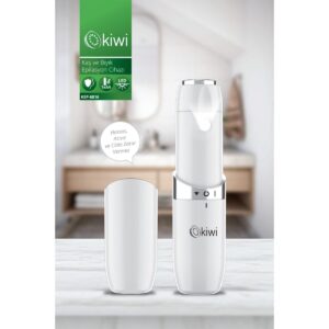Kiwi KEP-6816 Otomatik Işıklı Cımbız Epilasyon Cihazı Beyaz Renk Hassas Bölgeler İçin Kablosuz Kullanım HBCV00008W1TW8