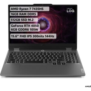 Lenovo LOQ AMD Ryzen 7 7435HS 16GB 512GB SSD RTX4050 Freedos 15.6" Taşınabilir Bilgisayar 83JC006BTR HBCV00007N7FXJ