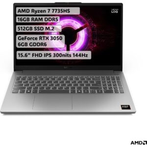 Lenovo LOQ Essential AMD Ryzen 7 7735HS 16GB 512GB SSD RTX3050 Freedos 15.6" FHD 144Hz Taşınabilir Bilgisayar 83S00033TR HBCV0000CBN4PK