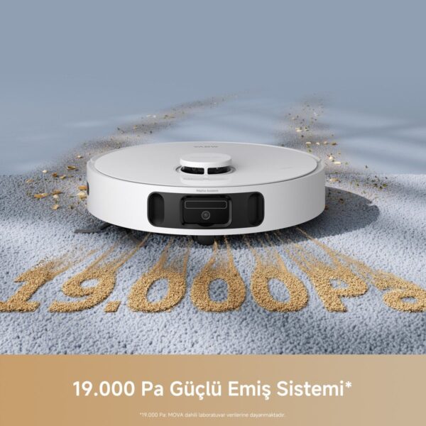 MOVA E40 Ultra Robot Süpürge 19.000 Pa Emiş Gücü, 3 Yıl Garanti