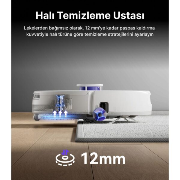 Narwal Freo Z10 Ultra Akıllı Robot Süpürge Gri 18.000PA Emiş Gücü Sert Zemin Kullanımı için