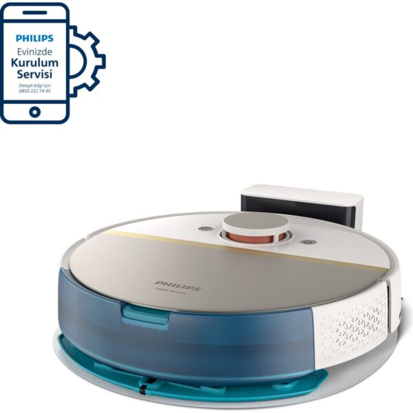 Philips 7000 Serisi HomeRun Aqua Islak Kuru Robot Süpürge, Sarj İstasyonlu, XU7000/02
