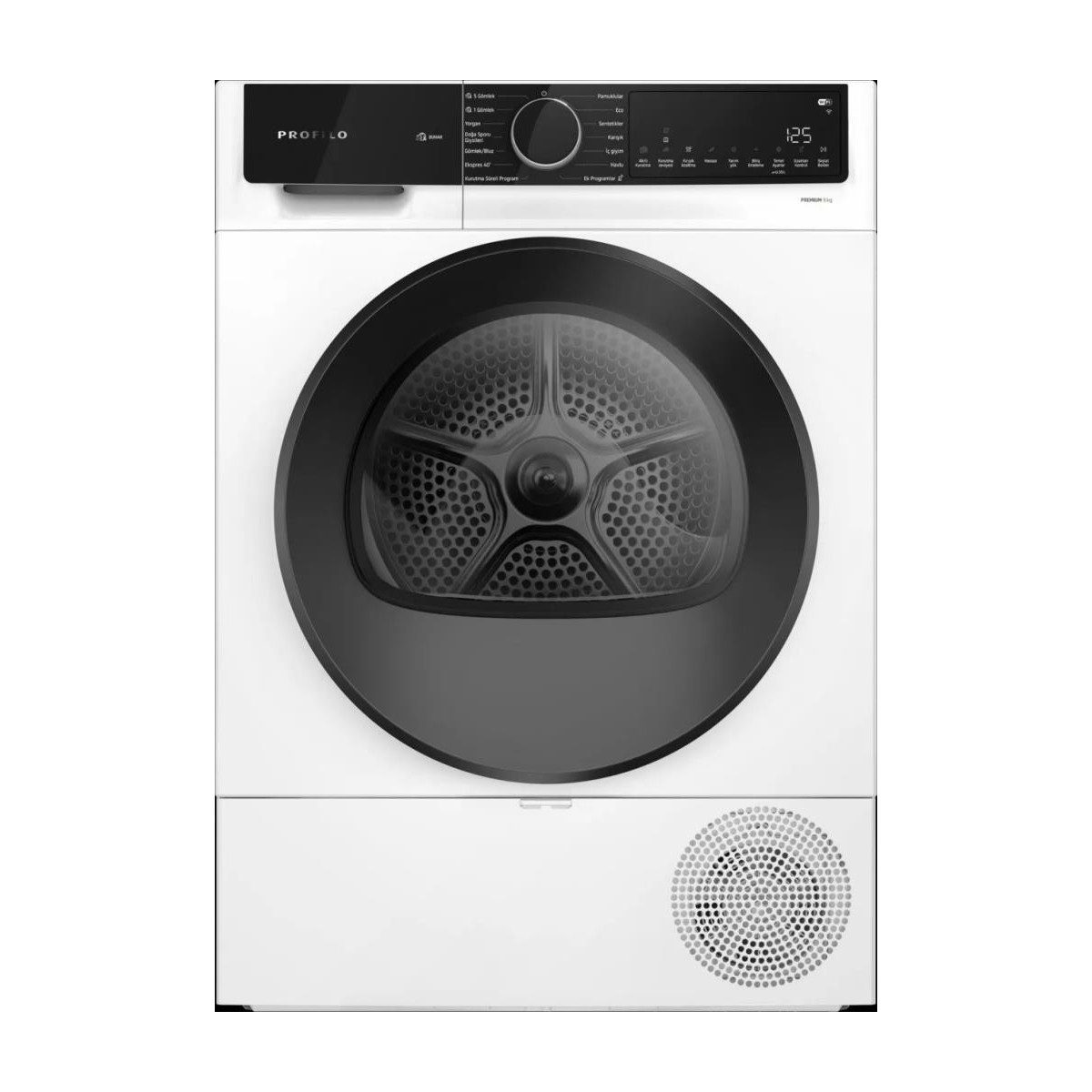 Profilo KM0961CKTR 9 kg Beyaz Kurutma Makinesi A+ Enerji Sınıfı Isı Pompalı Teknoloji ile Gelişmiş Özellikler HBCV0000B0J7MP