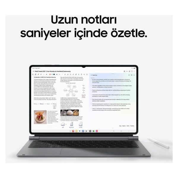 Samsung Galaxy Tab S12 Ultra, 12GB RAM, 256GB Depolama Alanı, 14.6 İnç, 120Hz Ekran, WiFi7, S Pen Dahil