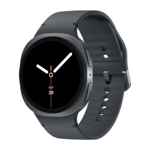 Samsung Galaxy Watch8 Large SM-L330NDAATUR Akıllı Saat GPS Kalp Ritmi Ölçme Özellikleriyle Koyu Gri