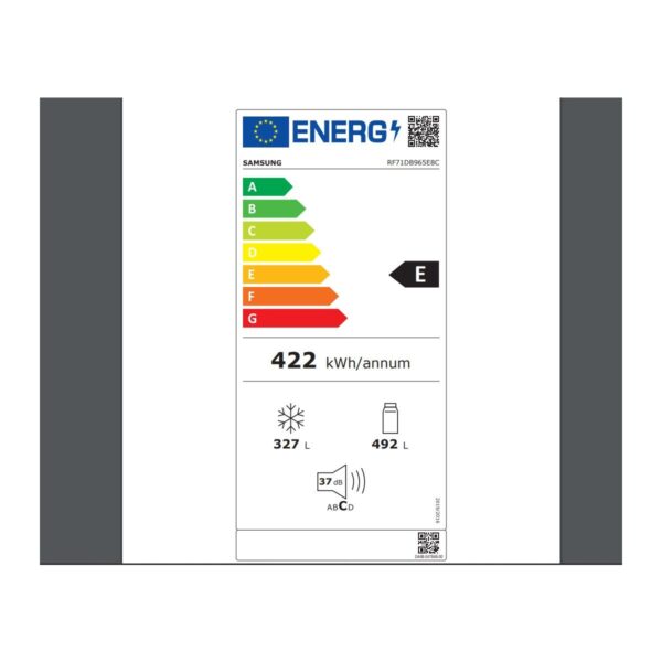 Samsung RF71DB965E8CTR E Enerji Sınıfı 819L No Frost Cooling Gardrop Tipi Buzdolabı