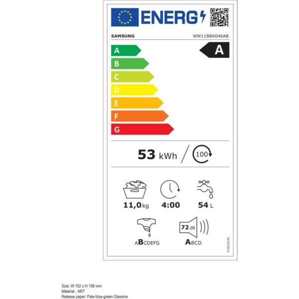 Samsung WW11BBA046ABAH 11 Kg 1400 devir Çamaşır Makinesi