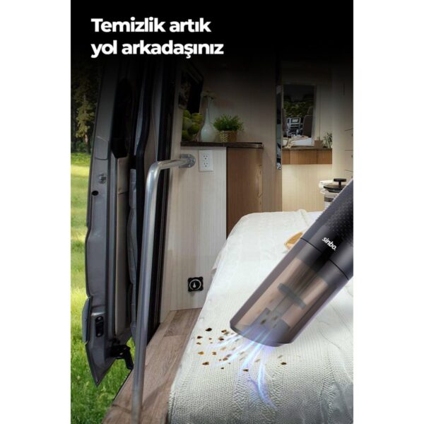 Sinbo Şarjlı El Süpürgesi SVC-8630 250 W Güçlü Emme Özelliği ile Kablosuz Temizlik
