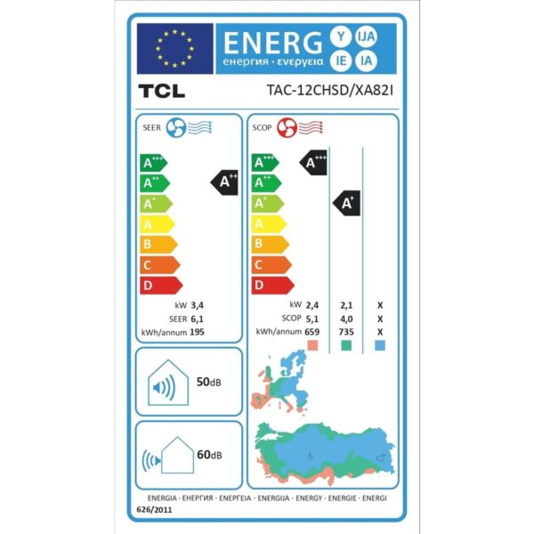 TCL Elite TAC-12CHSD-XA82I A++ Enerji Sınıfı 12000 BTU Inverter Duvar Tipi Klima
