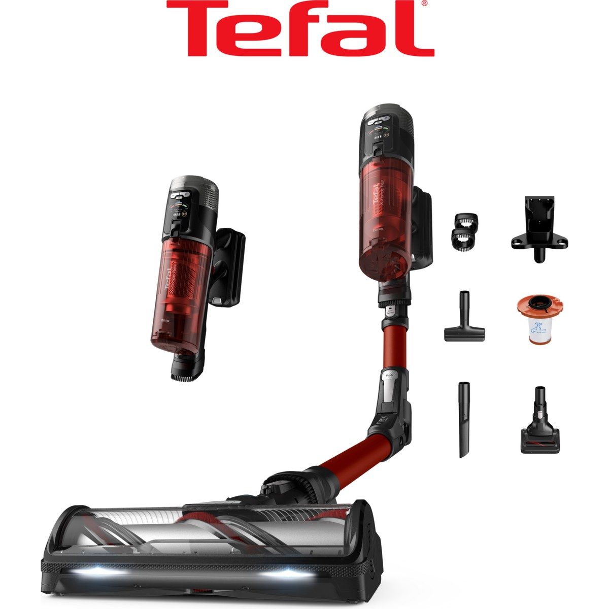 Tefal TY9A73WO X-Force Flex 13.60 Animal Care 150 Air Watt Kablosuz Şarjlı Dikey Süpürge HBCV00006J8LCK