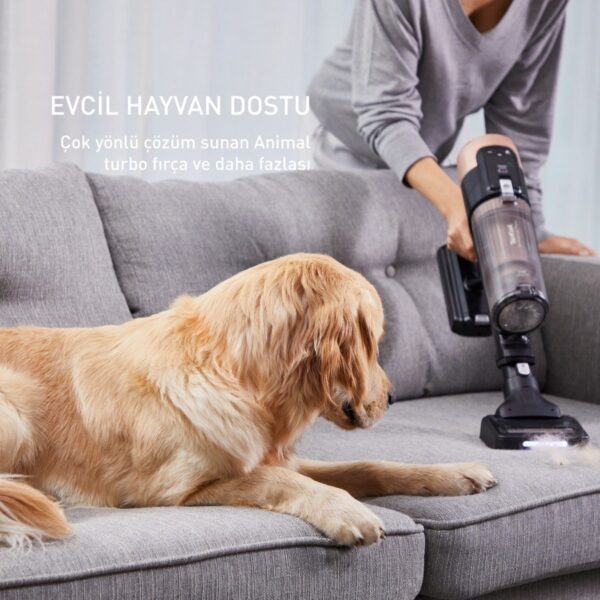 Tefal TY9B74WO X-Force Flex 14.80 Animal Care 240 Air Watt Güçlü Kablosuz Şarjlı Dikey Süpürge