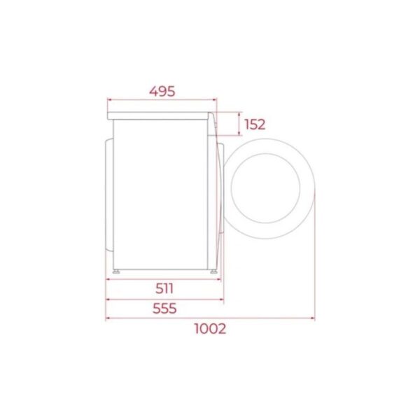 Teka WMK 40940 WH 9 kg 1400 Devir Çamaşır Makinesi