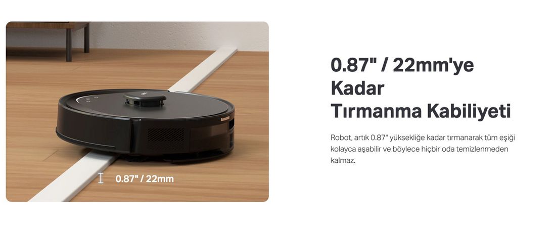 TP-Link Tapo RV30 Max Plus 5300Pa Yüksek Vakum Güçlü Robot Süpürge ve Paspas + Akıllı Otomatik Boşaltma Ünitesi
