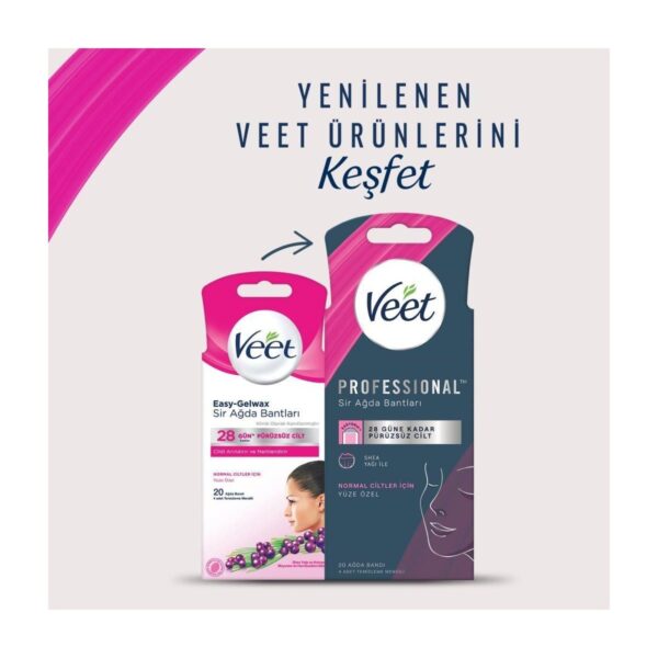 Veet Professional Sir Ağda Bandı Yüz Bölgesi Normal Ciltler 20’li