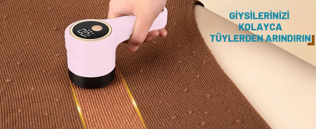 Yasomi Dn-31 Quilmate USB Şarj Edilebilir LED Ekran Tiftik-Tüy Toplama Makinesi